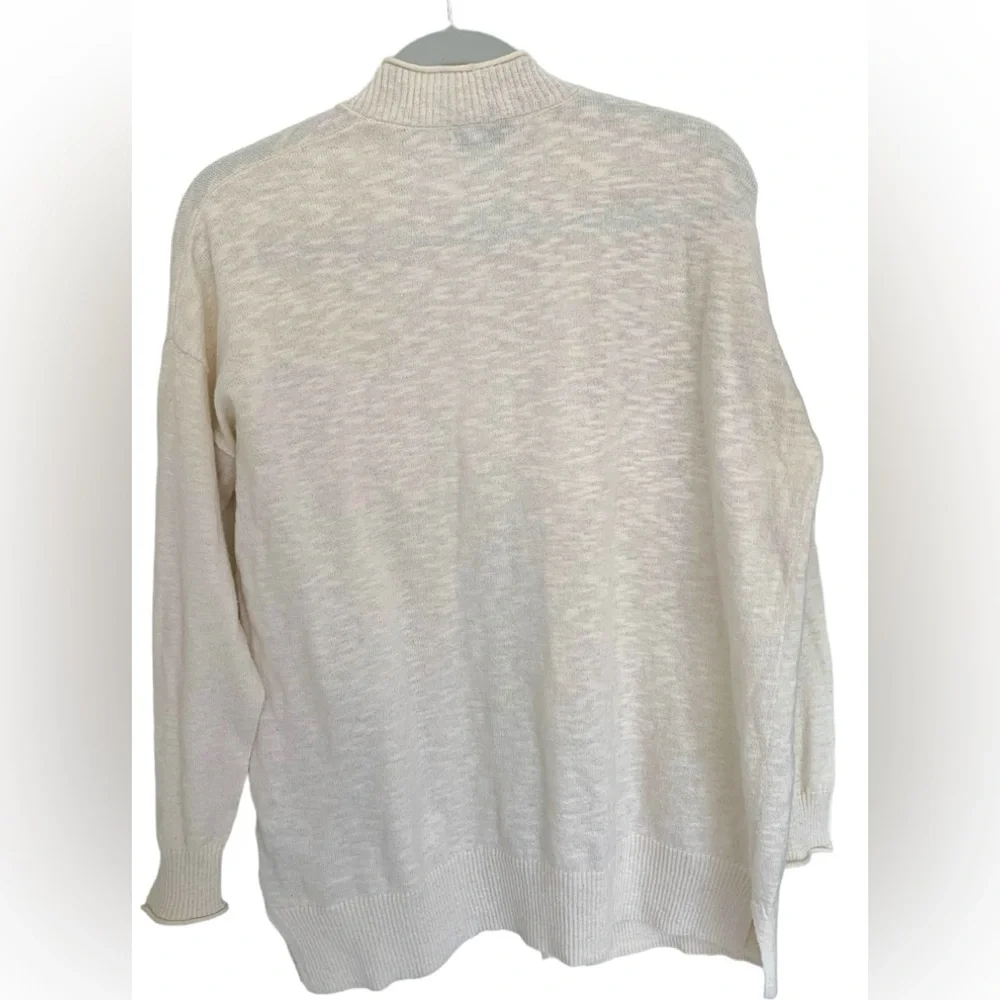 Madewell Bradley Cardigan Sweater Cream Size S - Picture 7 of 9